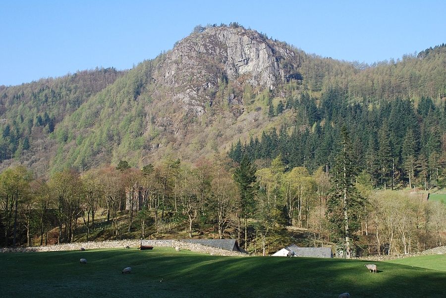 Raven Crag from Greathow Wood