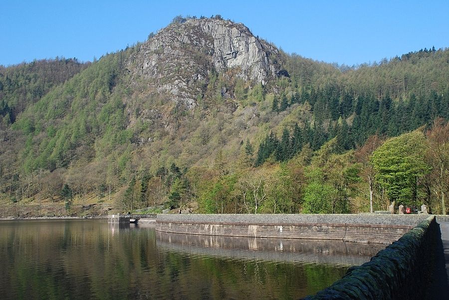 Raven Crag from Thirlmere dam
