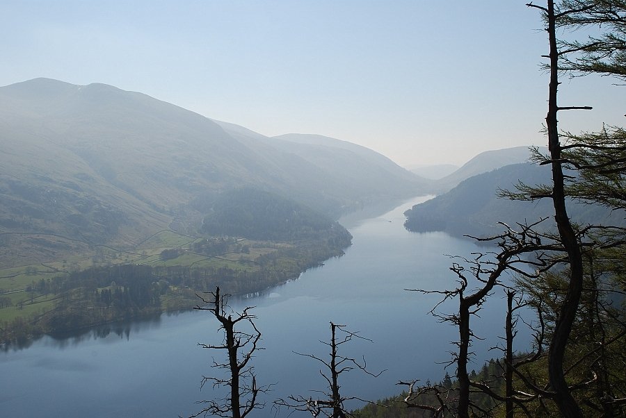 Thirlmere from the summit of Raven Crag