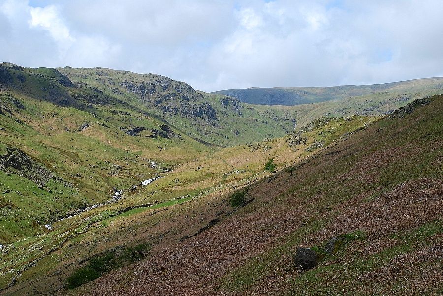Upper Greenburn Dale from the south east ridge