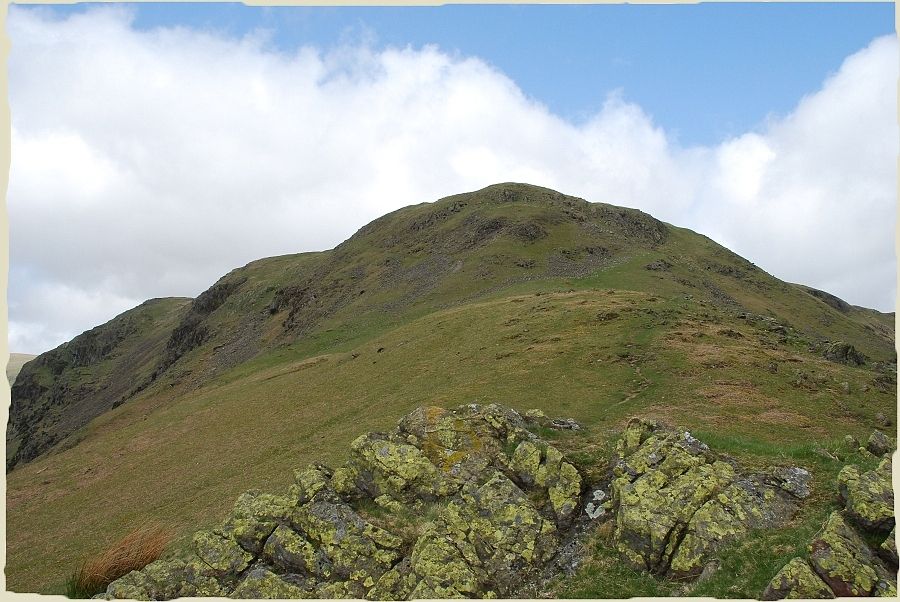 The upper part of the south east ridge from the top of the second rock step