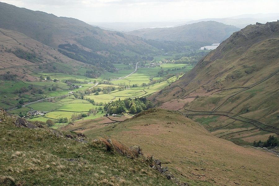 The vale of Grasmere from the second rock step
