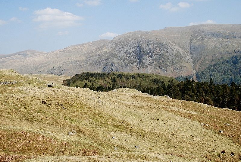Helvellyn from the bridleway