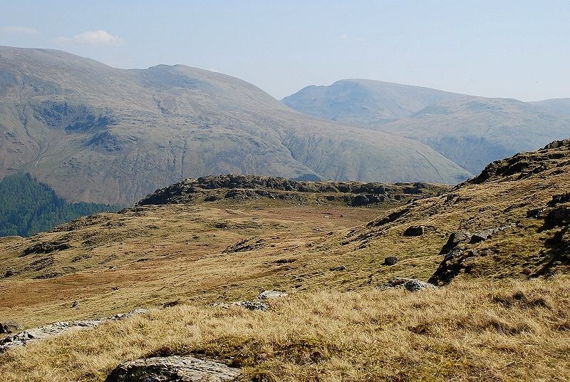 Dollywaggon Pike and Fairfield from Standing Crag