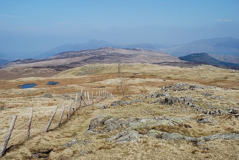 Looking back to the summit of Standing Crag