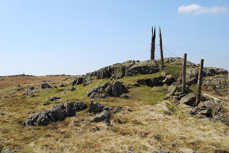 The top of the north east ridge