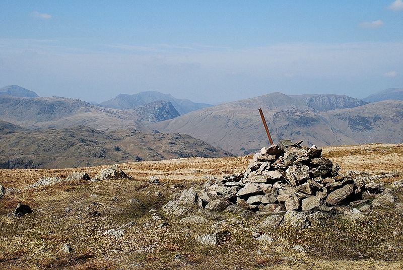 The summit cairn