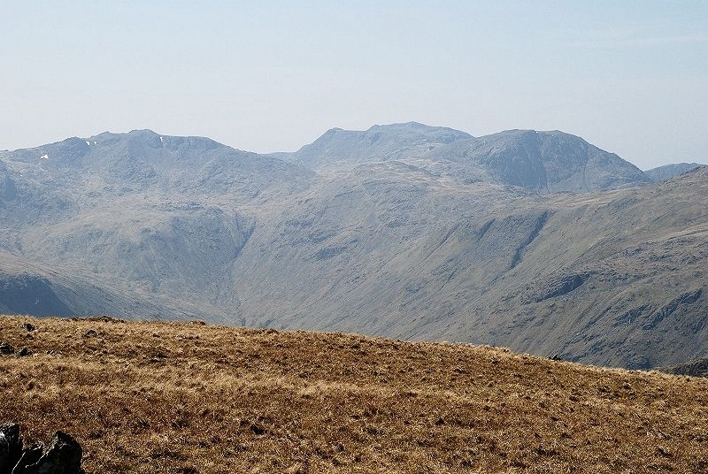 Esk Pike and Scafell Pike