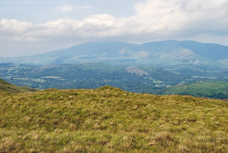 The Coniston Fells from Wansfell