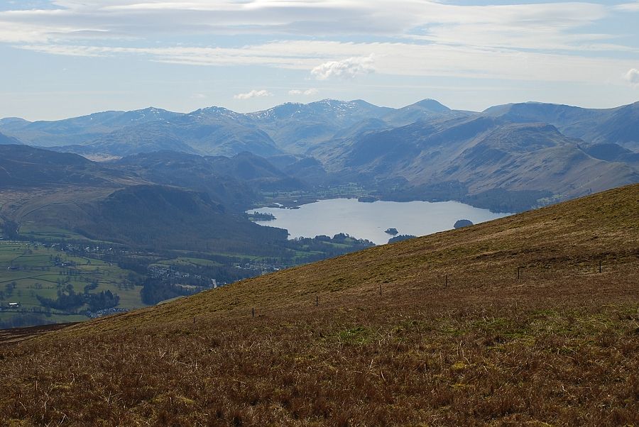 Derwent Water from the east peak