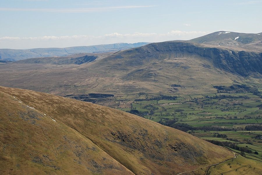 Clough Head and Great Dodd from the east peak