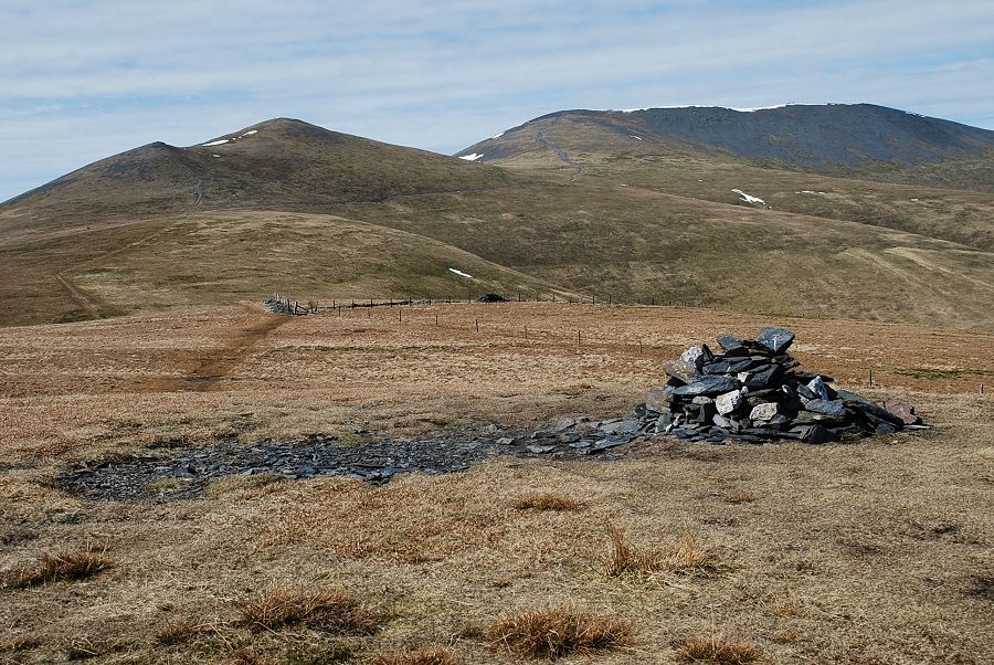 The summit of Lonscale Fell