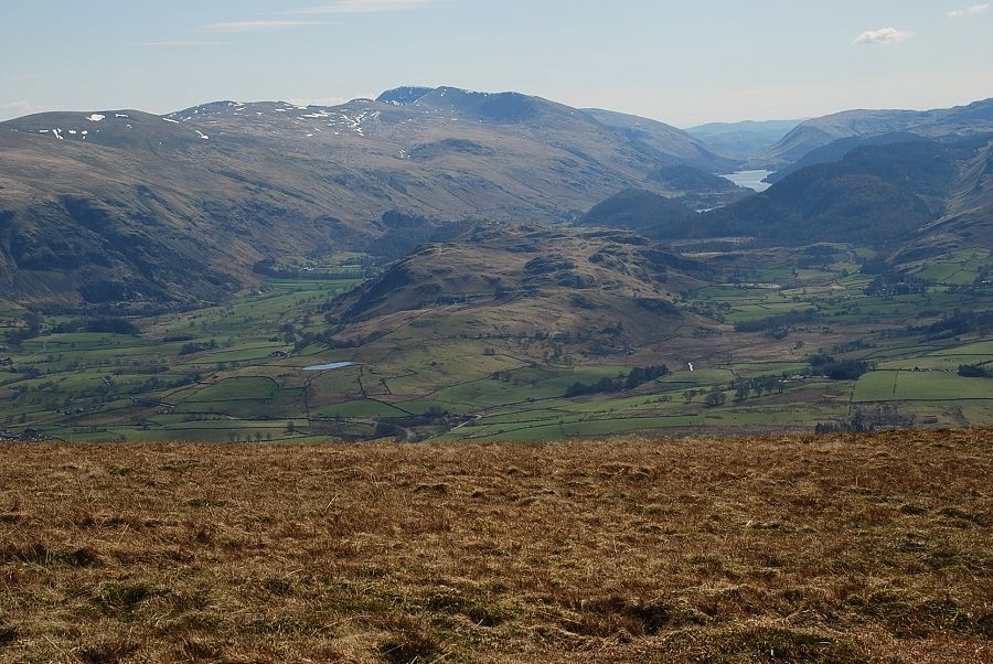 Helvellyn and Thirlmere from Lonscale Fell