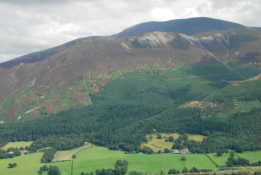 Skiddaw from the summit of Barf