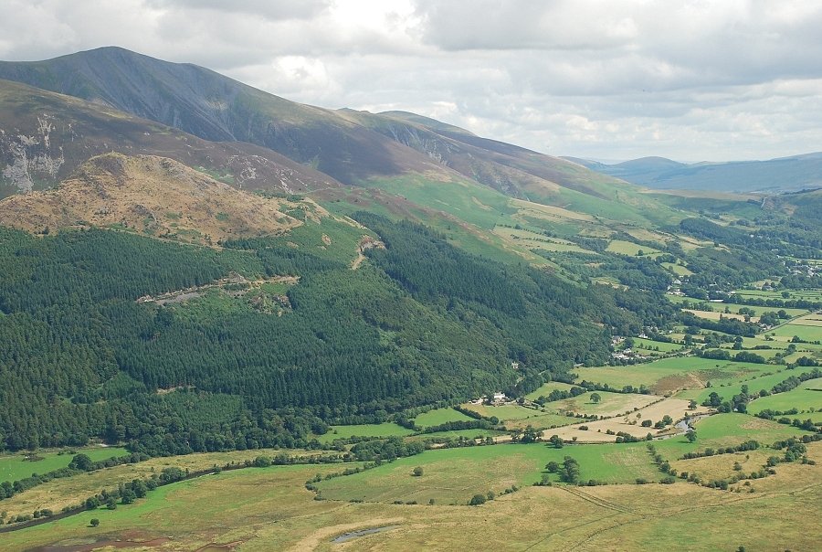 Skiddaw Little Man from the summit of Barf