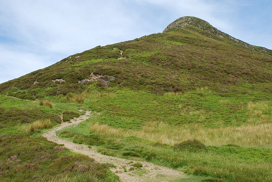 The east ridge of Causey Pike