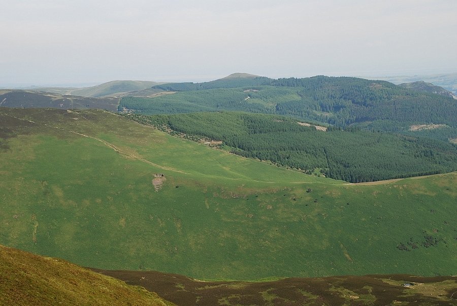 The Whinlatter fells from Causey Pike