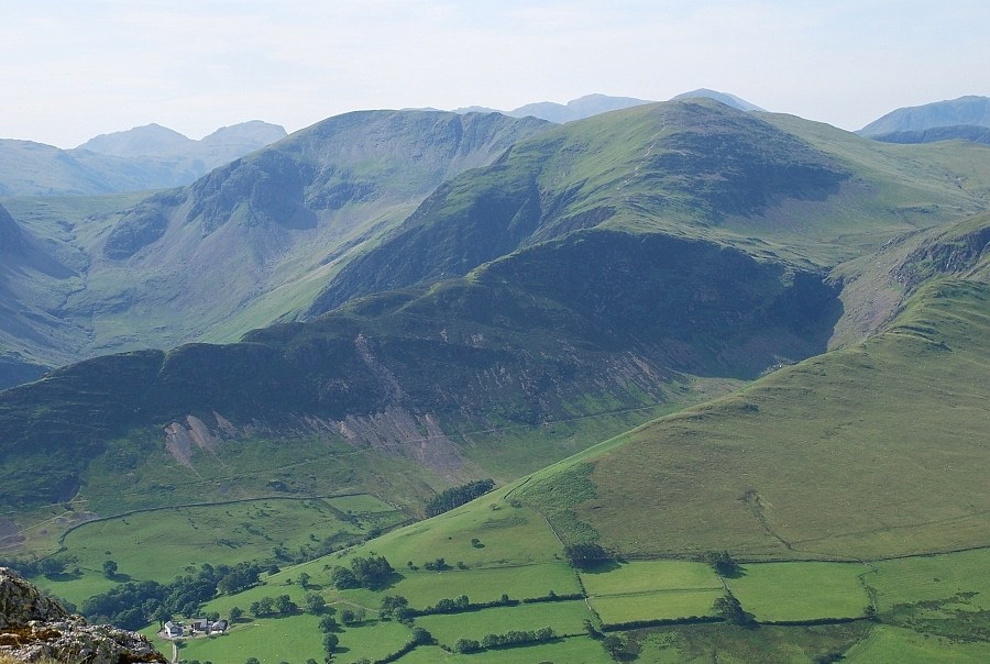 Dale Head and Hindscarth from Causey Pike