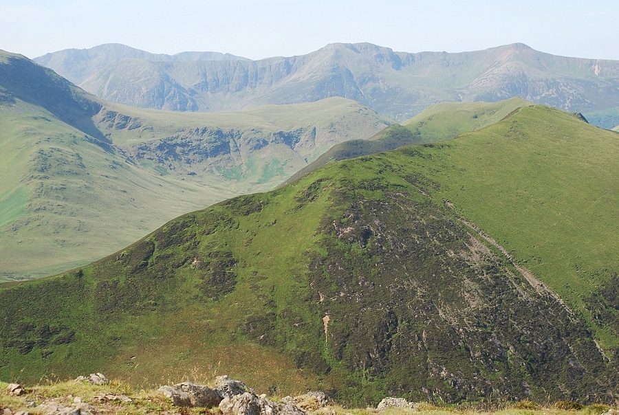 The High Stile ridge from Causey Pike