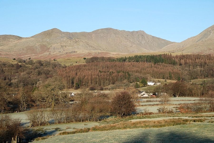 Dow Crag from above Torver