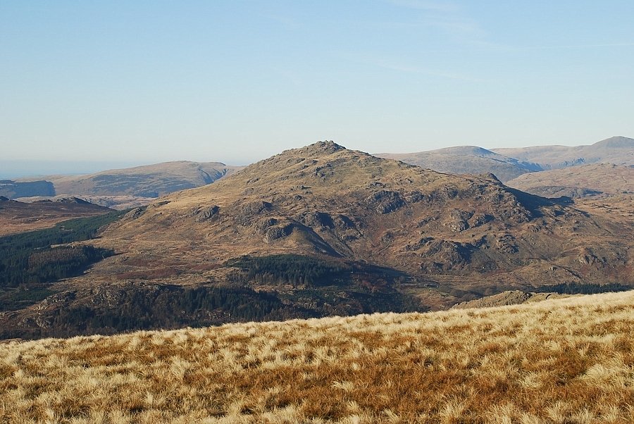 Harter Fell from Walna Scar Pass