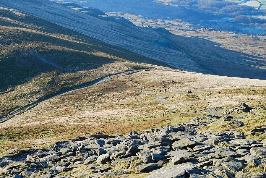 Walna Scar Pass from Brown Pike