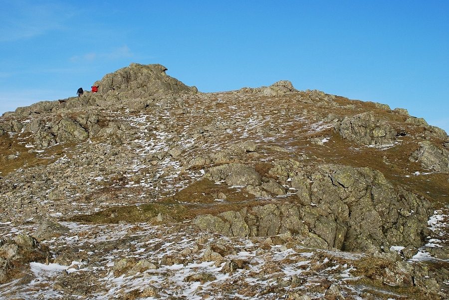 The summit rocks of Dow Crag