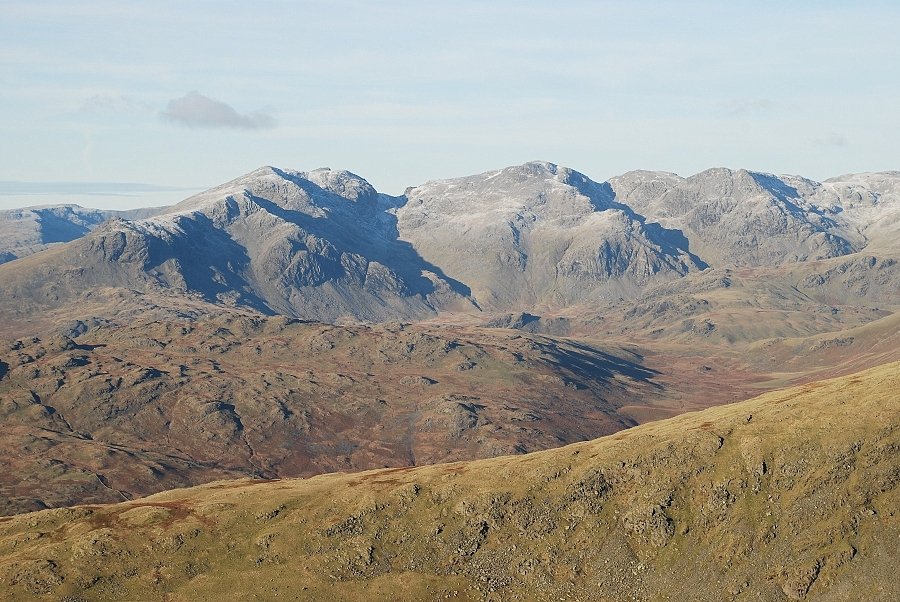 The Scafells from Dow Crag