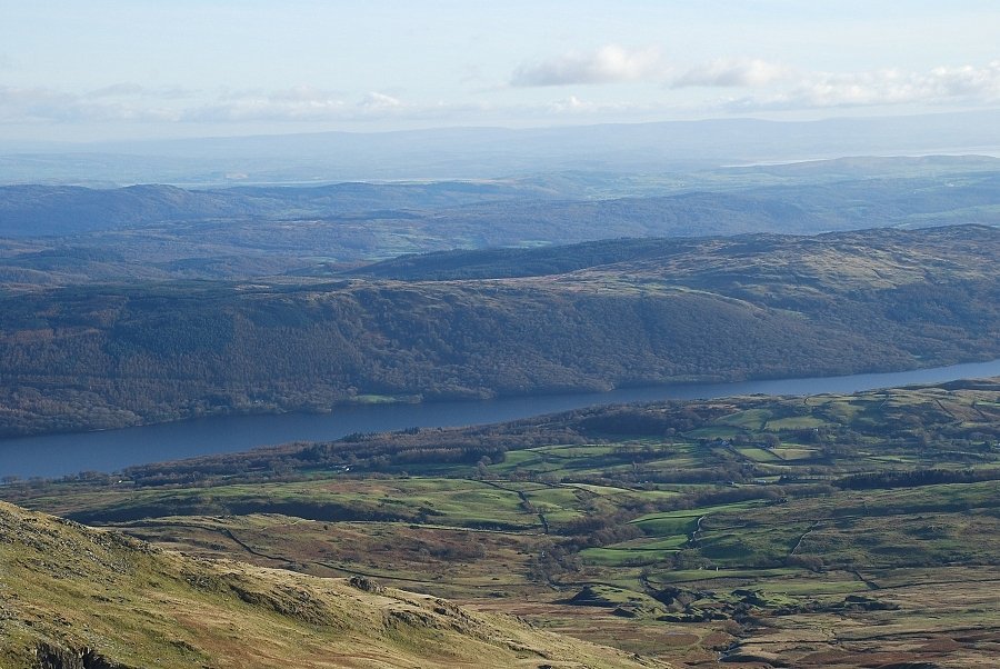 Coniston water from Dow Crag