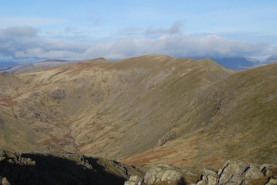Great Carrs and Swirl How from Dow Crag