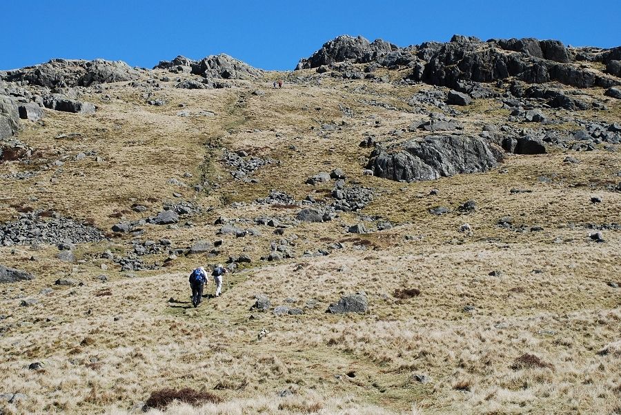 The south west flank of Harter Fell