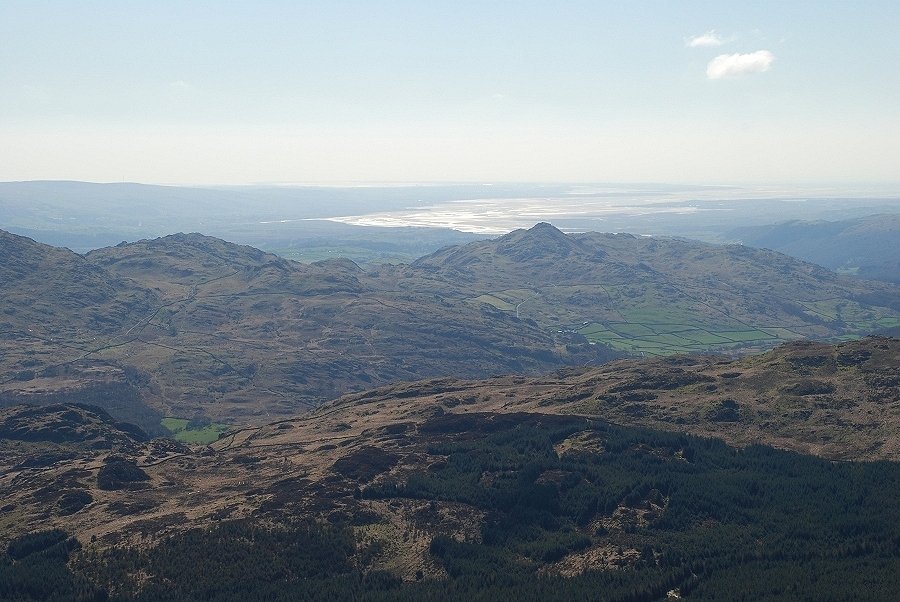 The Duddon Estuary and Stickle Pike from Harter Fell