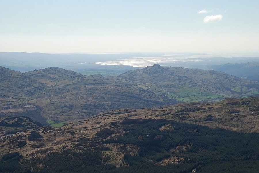 The Duddon Estuary and Stickle Pike from Harter Fell