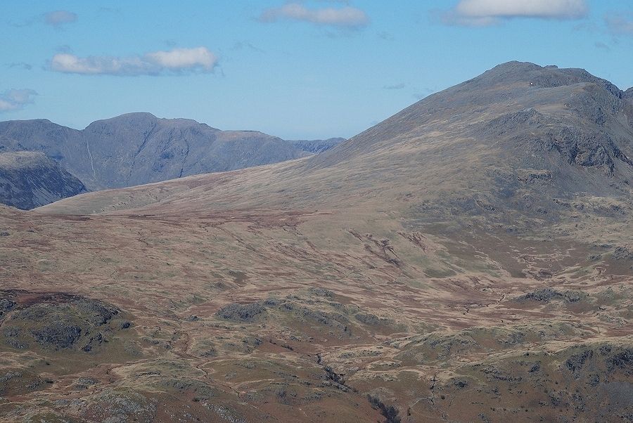 Pillar and Scafell from Harter Fell