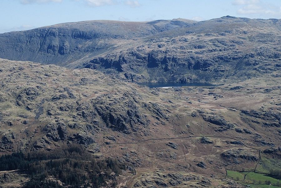 The Coniston fells from Harter Fell