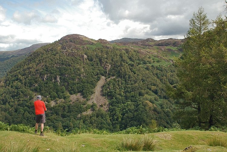 King's How from Castle Crag