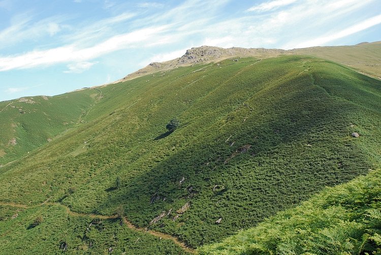 Stone Arthur across Greenhead Gill