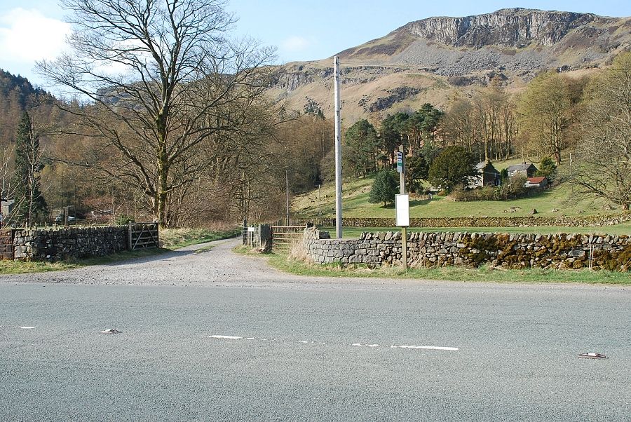 Shoulthwaite Farm road