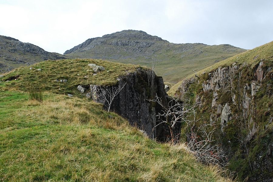 Bowfell from Hell Gill