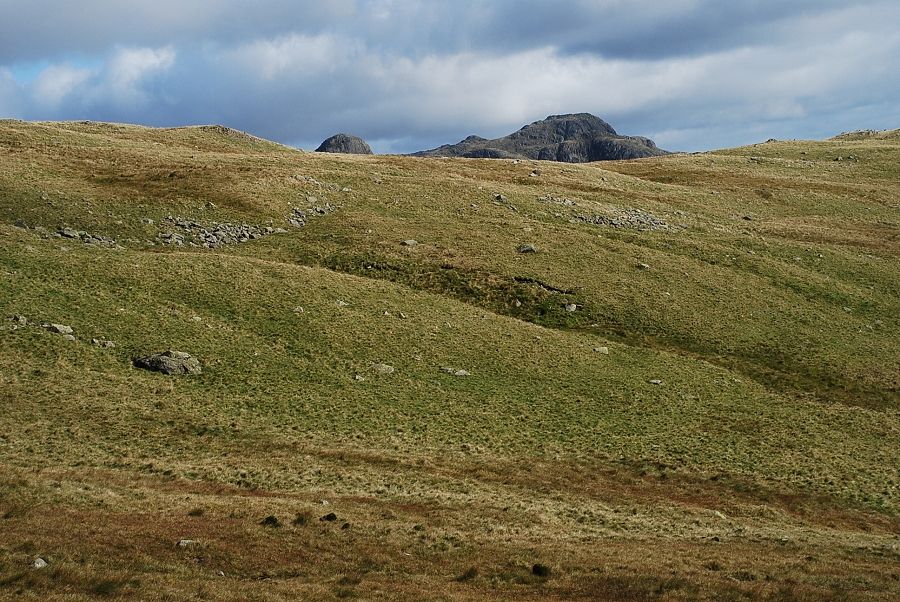 Pike o' Stickle and Harrison Stickle over The Band