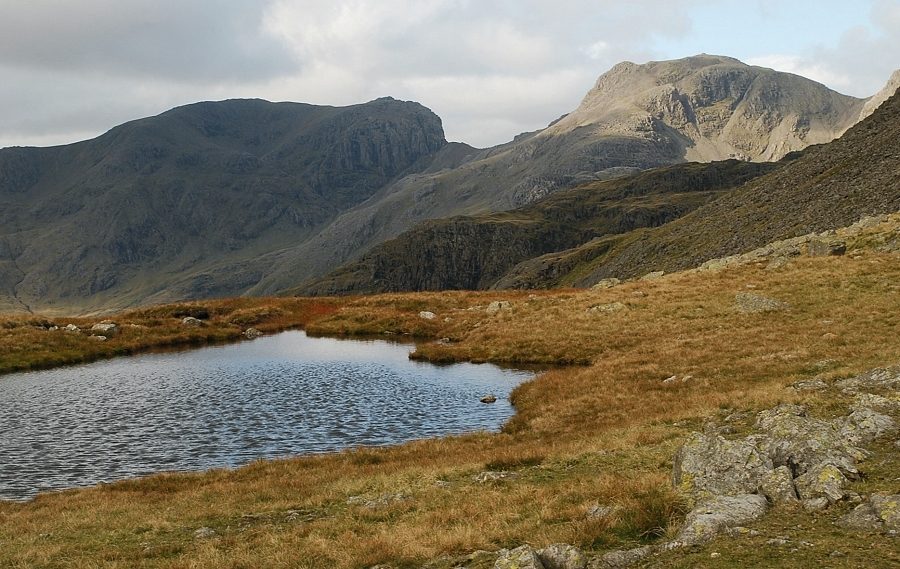 The Scafells from Three Tarns