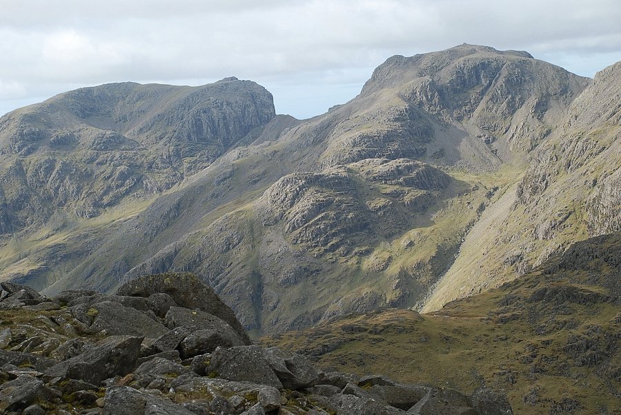The Scafells from Bowfell