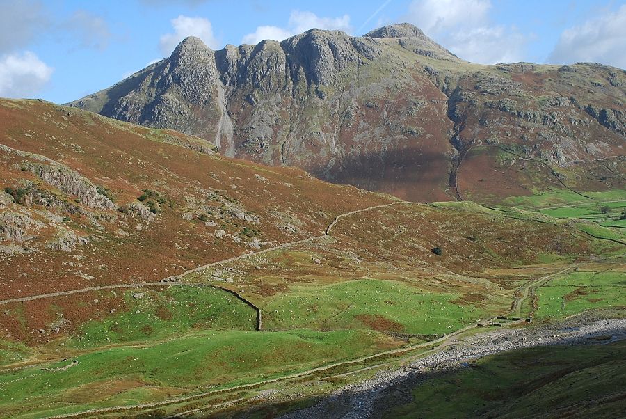 The Langdale Pikes from Brown Howe